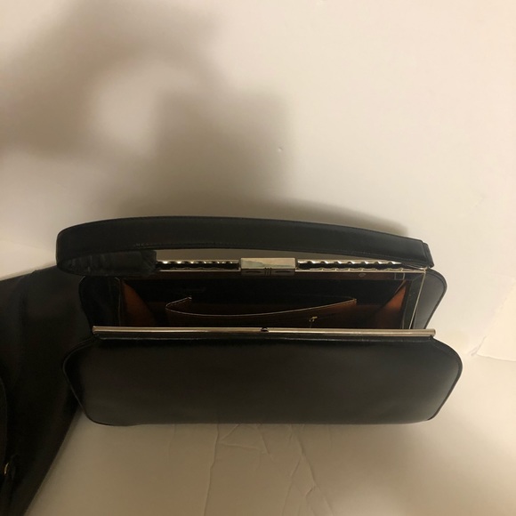 Retro Vintage Handbag Purse Lot of 2 Black - Picture 7 of 9